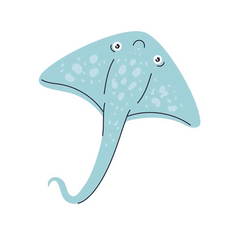 Cute Stingray Clip Art