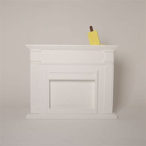 Classic Fireplace Prop – Maternity Photoshoot Prop – whiteihf