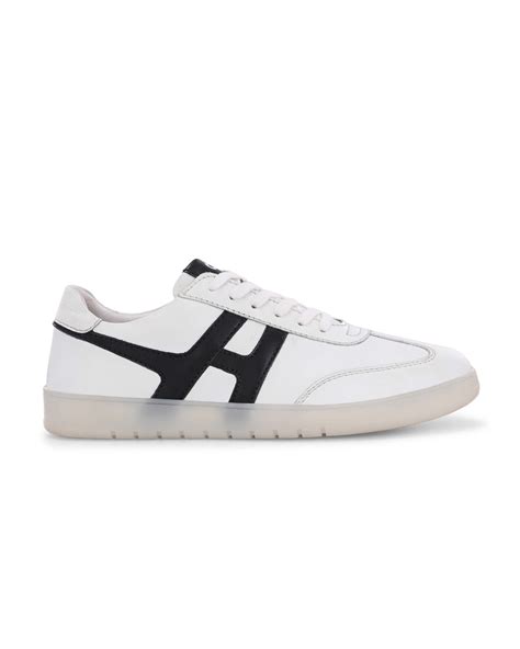 Overdrive Henry White Color Leather Lace Up Sneakers For Men ...
