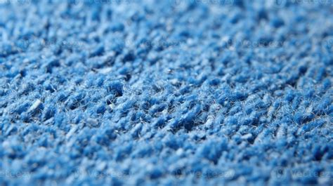 AI generated Macro Texture Detail of Soft Blue Plush Carpet Flooring ...