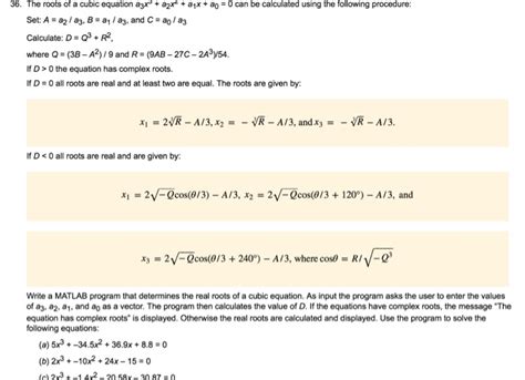 Image result for Use MATLAB to Solve a Cubic Function