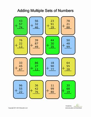 Adding Multiple Numbers 的图像结果