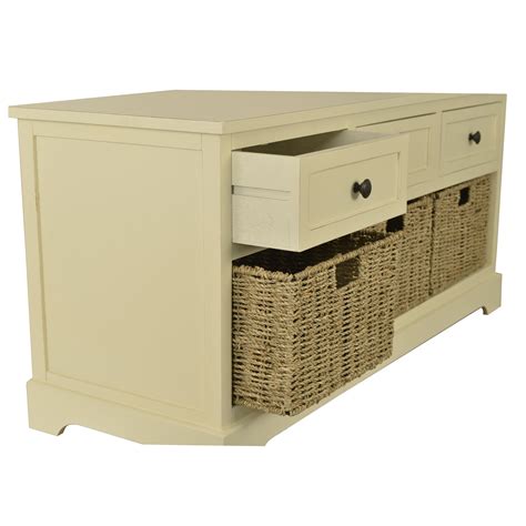 Buy Decor Therapy Montgomery Wood Storage Bench, Multiple Finishes ...