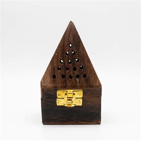 Premium Wooden Bakhoor Burner Box | Elegant Incense Holder for Home ...