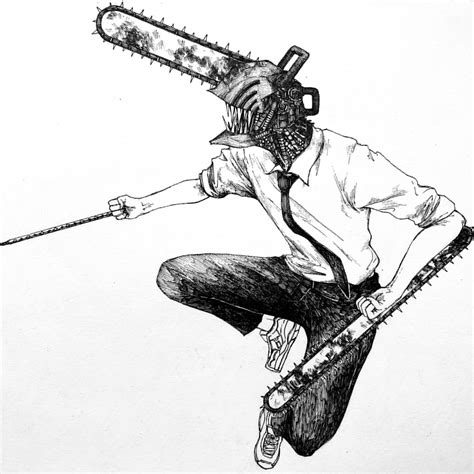 Chainsaw Man Dibujo