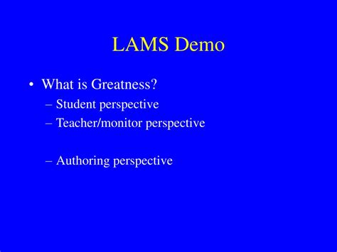 LAMS Tutorial 的图像结果