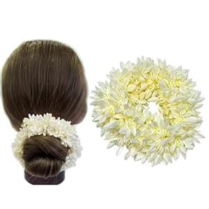 Temperia (1 Pcs) Scented Mogra Gajra Hair Accessories For Women & Girls ...