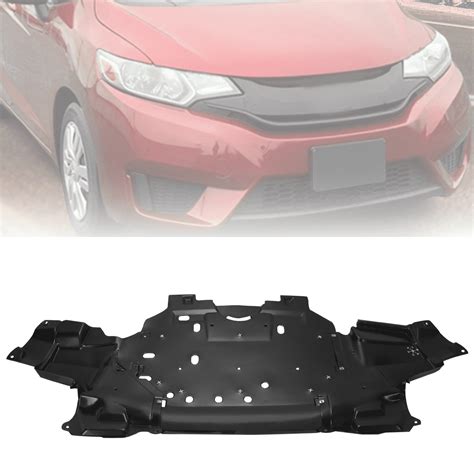 KOJEM Front Engine Splash Shield for 2015-2020 Honda Fit DX LX EX EX-L SE, Replacement for ...