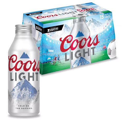 Coors Light Beer, 6 Pack, 16 fl oz Aluminum Cans, 4.2% ABV, Domestic ...