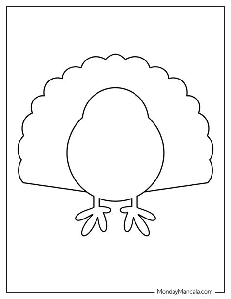 Big Turkey Template How To Make Stand Up Paper Turkeys Kids Crafts