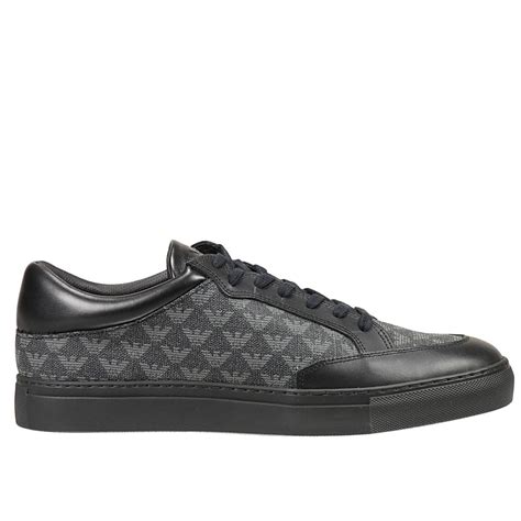 Emporio armani Giorgio Armani Men's Sneakers in Black for Men - Save 30 ...