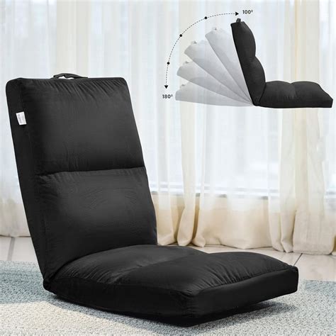 MY ARMOR Reclining Floor Chair for Living Room, Meditation Chair with ...