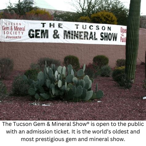 Tucson Gem & Mineral Show® ~ Celebrating Seventy Proud Years in 2025