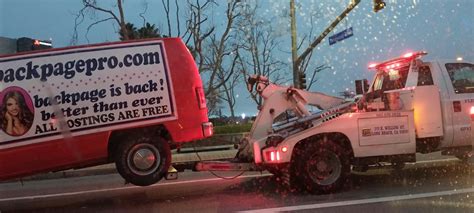 The Pink "BackPage" Van - Spotted On The Back of A LBPD Fleet Truck ...