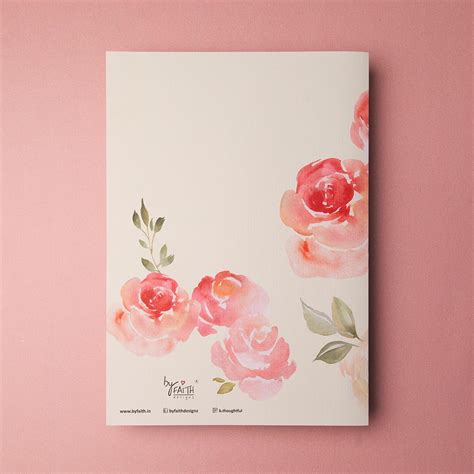 Big Floral Card. (Blank inside) – Be Thoughtful - A byFaith designz ...