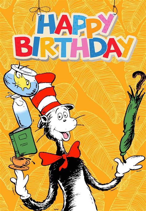 Happy Birthday Dr Seuss Printable