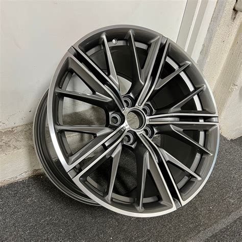 20" Fits Chevy Camaro ZL1 Style Gunmetal Staggered Wheels Set of 4 ...