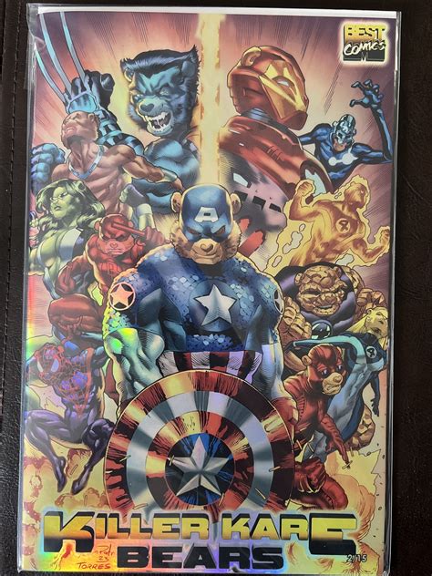 Killer Kare Bears Civil War Homage Trade Foil Cover 2/15 | eBay