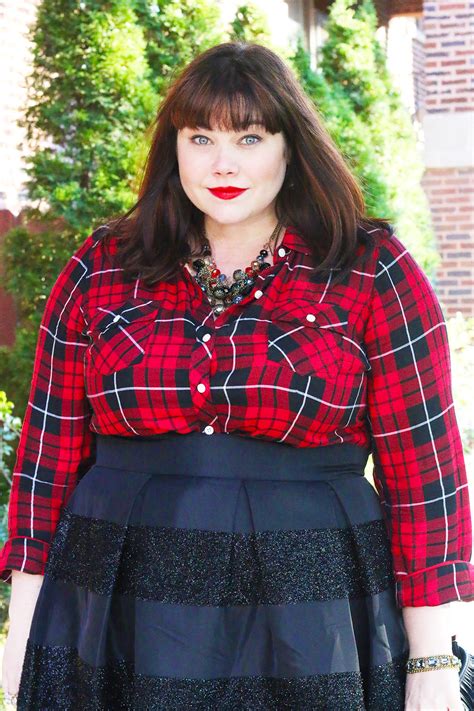 Plus Size Holiday Style: Party Plaid