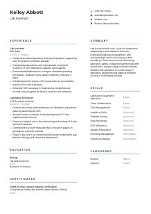 Image result for Lab Assistant Resume Example