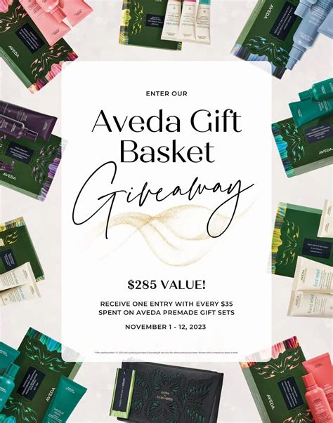 AVEDA Gift Basket Giveaway! — Casal Aveda Institute