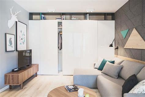 单身公寓-50平米公寓现代风格-谷居家居装修设计效果图