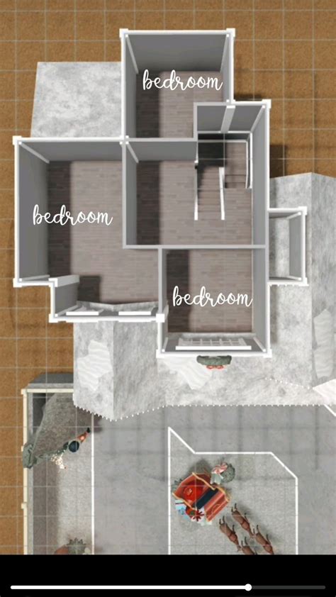 Pin by mayaaa on bloxburg ️⬛️ | Small house layout, Cool house designs ...