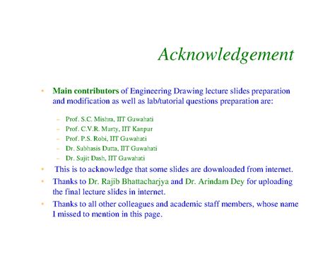 EG Isometric projection - Acknowledgement • Main contributors of ...