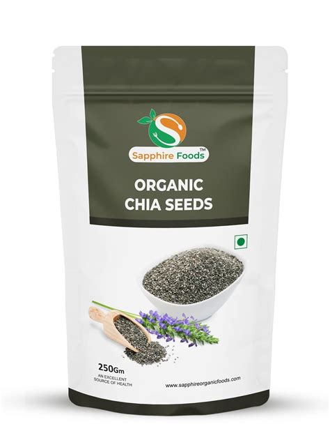 Natural Raw Chia Seeds 250g | Premium Chia Seeds for Weight Loss | Diet ...