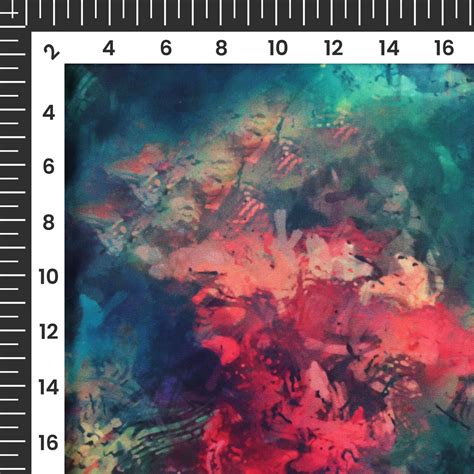Glamorous Tye And Dye Digital Print Imported Satin Fabric – Fabcurate