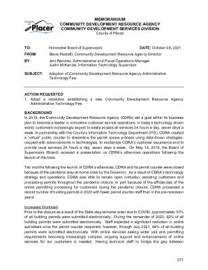 Fillable Online Community Development Department MEMORANDUM Fax Email ...