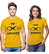 Hangout Hub Hangout-Hub-Np21 Men's & Women's Couple Tshirts For Couples ...
