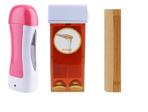 REYSUN Hair Removal Waxing kit Combo Roll-on honey Wax Cartridge Wax ...