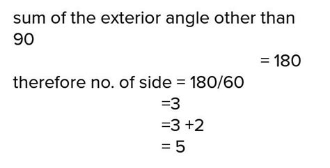 Two angles of a polygon are right angles and each of the others is 120 ...