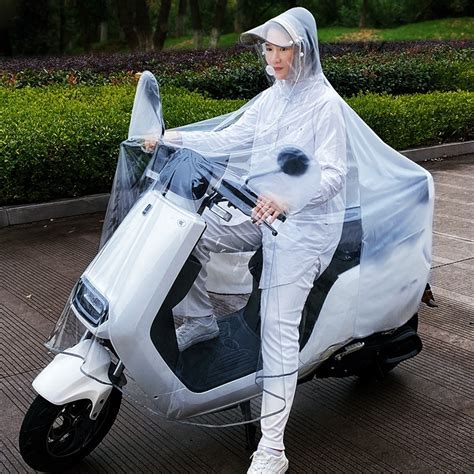 电动车雨衣长款全身防暴雨电瓶摩托车雨披时尚男女款加大加厚雨衣_虎窝淘