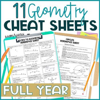 Image result for Geometry Final Cheat Sheet