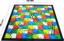 Muren Snake & Ladder Game Big Size Mat 4 X 4 Ft - 4 Inches Dice, Anti ...