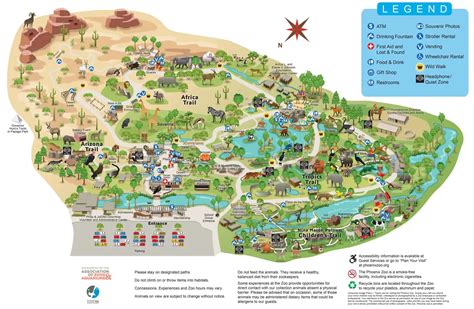 Printable Zoo Map