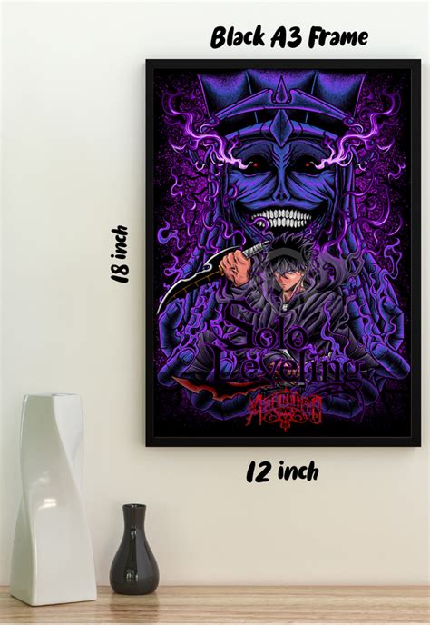 Solo Leveling Sung Jin Woo Poster – Posterwa