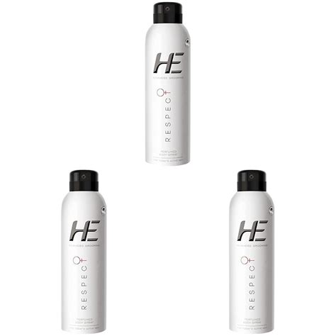 Buy He Advanced Grooming Respect Perfumed Body Spray, 150ml (Pack of 3 ...
