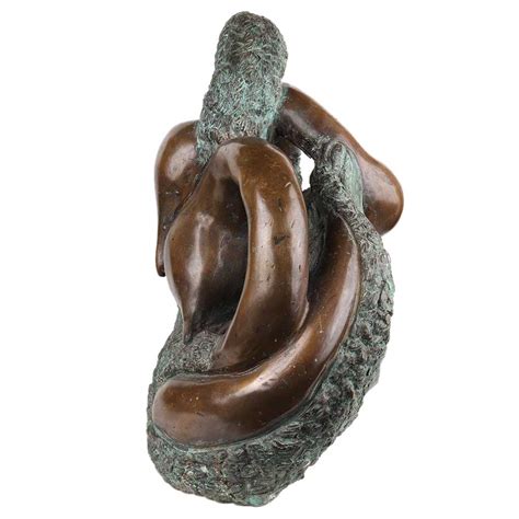 Brass European Birds Family Statue Home Decoration