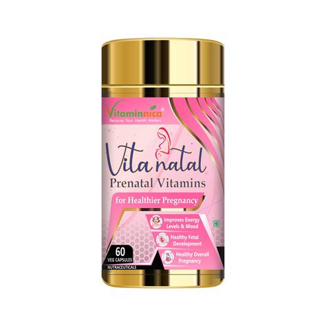 Vita Natal Prenatal for Pregnancy Support Veg Capsules Online in India ...