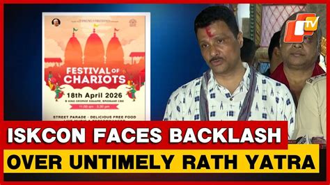 ISKCON Organises Untimely Rath Yatra Overseas, Triggers Strong Reaction ...
