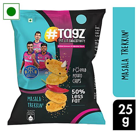 Buy tagz Masala Trekkin' Popped Potato Chips Online at Best Price of Rs ...