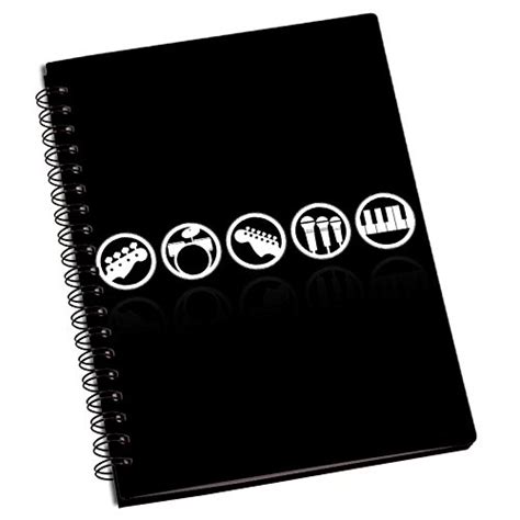 Lycans Music Is life-LYNTB03439 A5 Multicolor Notebook : Amazon.in ...