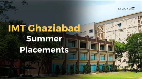 IMT Ghaziabad Summer Placements 2025 PDF, Stipend Details