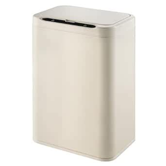 ELPHECO Stainless Steel Office Trash Can Motion Sensor Garbage Can ...