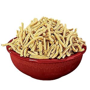 Aakash Namkeen Ratlami Sev | Spicy Sev with kali Mirch, Ajwain and ...