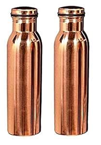 ABCS Pure Copper Water Bottle 950 ML Set of 2 (ABCS_TWOBOTTLE) : Amazon ...