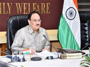 JP Nadda chairs high-level meet with 8 States/UTs to review progress ...